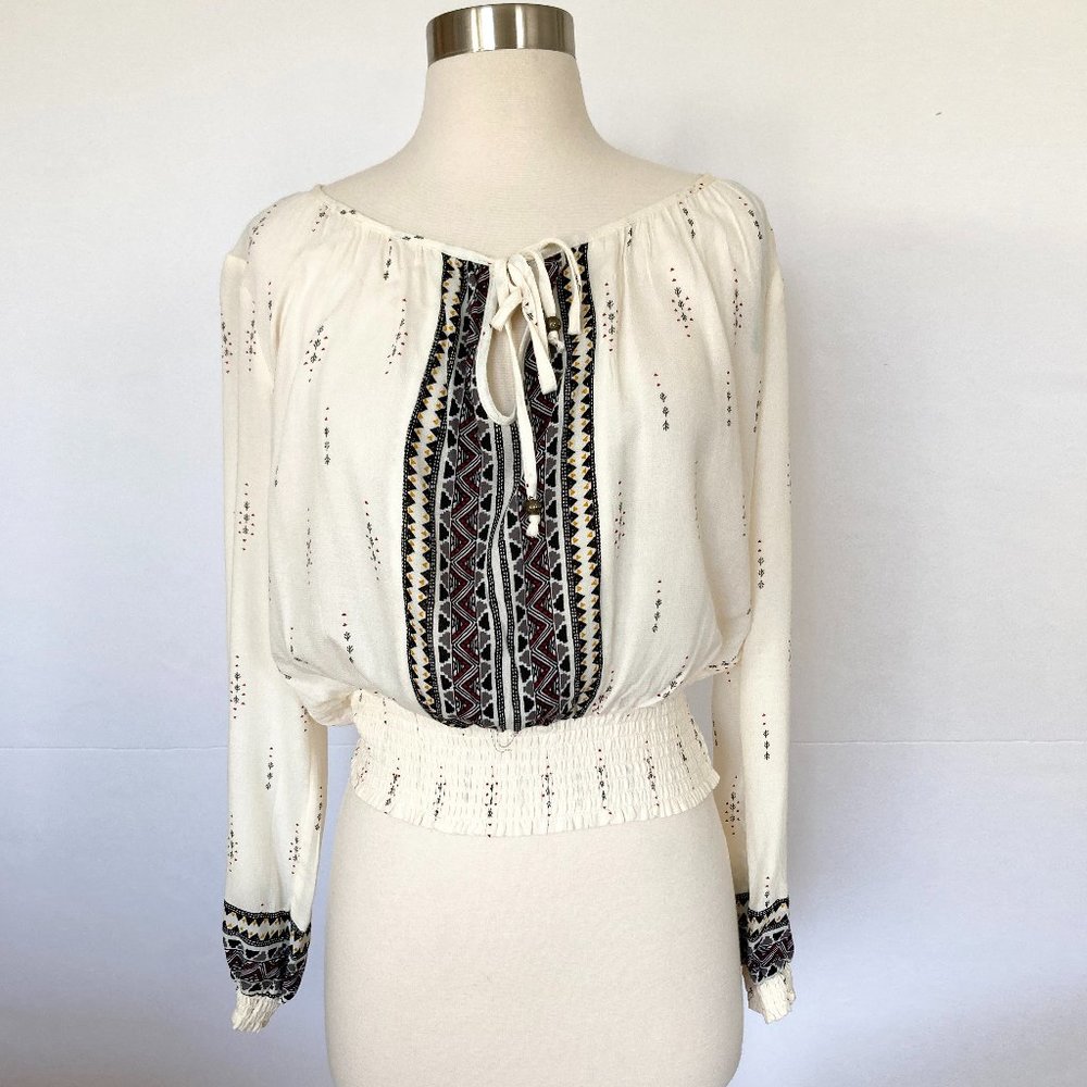 H&M Smocked-Waist Top, 36/6
